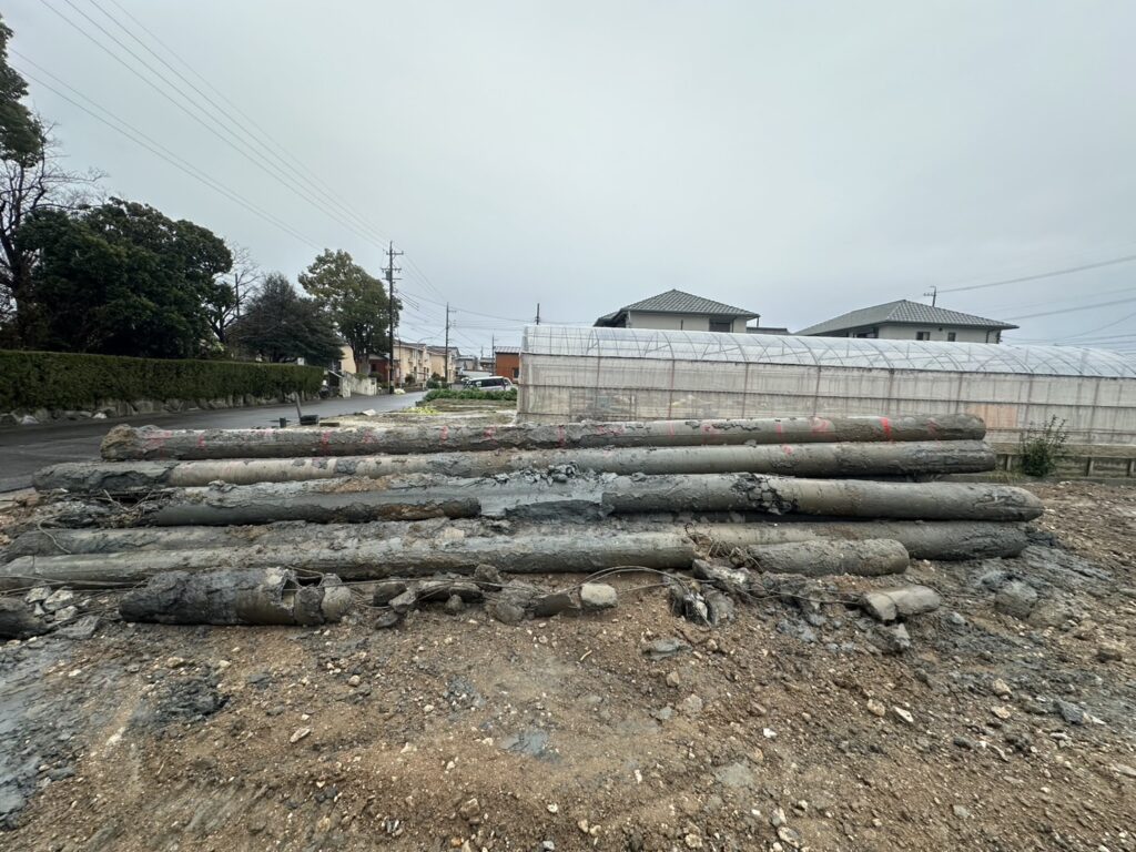 碧南市-店舗-杭抜工事-施工中3